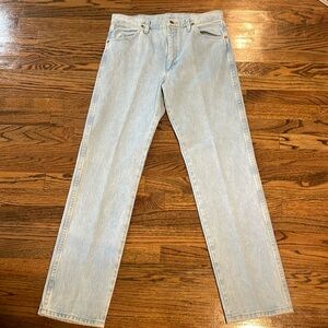 Wrangler light blue jeans